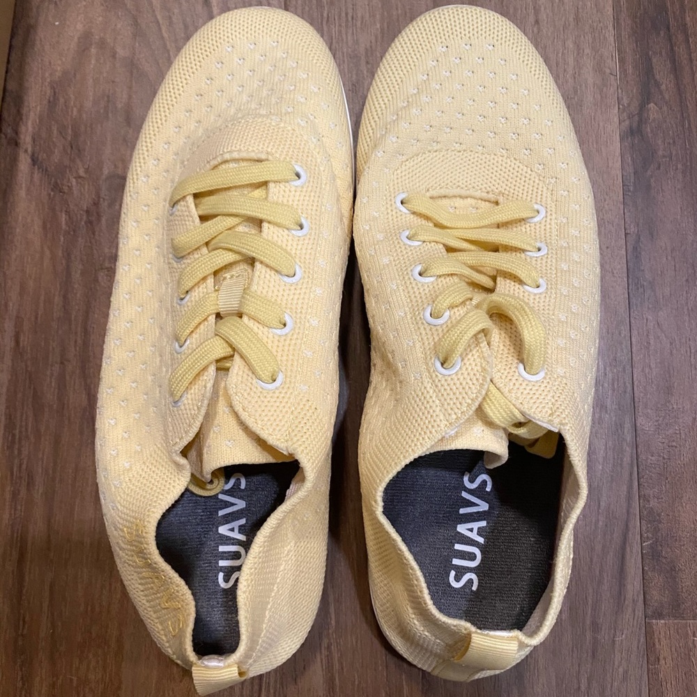 SUAVS The Zilker Butter Knitted Sneaker